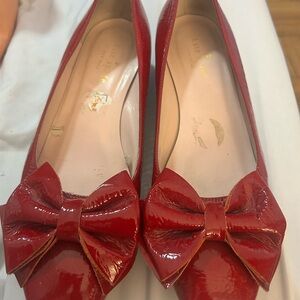 KATE SPADE Red  Bow Flats